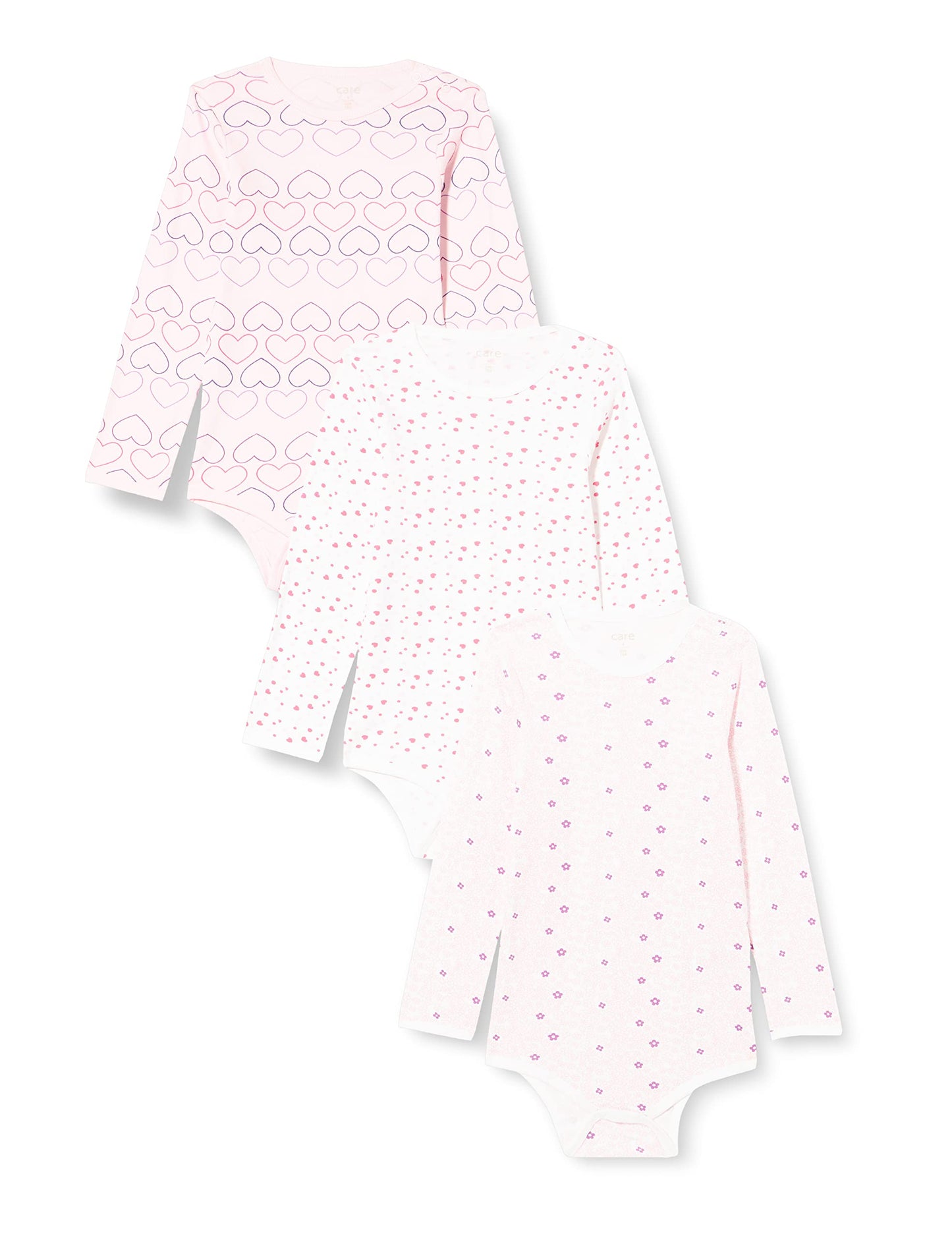 Unisex Baby Bodysuit, Langarm, 100% Baumwolle (3er und 6er Pack)