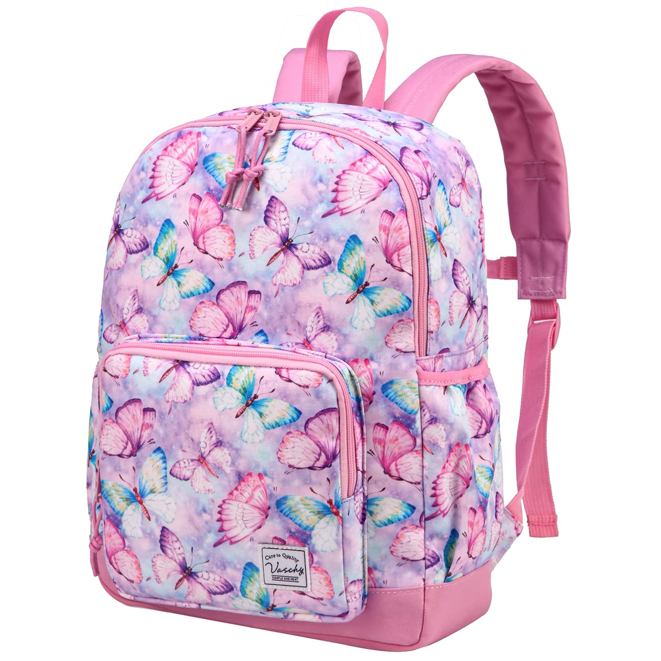 Rucksack für Mädchen, 4-6 Jahre, Schulrucksack mit Seitentaschen und Brustgurt, 127-Einhorn, one size, Niedlich