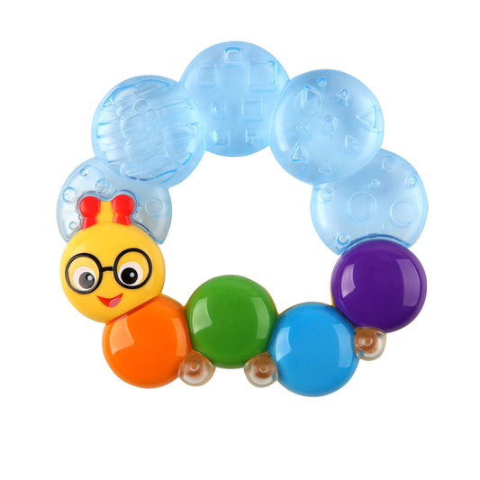 Baby Einstein, Teether-Pillar, Beißring der kühlt und beruhigt, einfach zu greifen, mit strukturierter Oberfläche - Meloni2