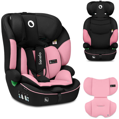 LIONELO LEVI I-SIZE 76-150 cm Kinderautositz, Gruppe 1 2 3, Seitenschutz, 10 Grad Kopfstützenverstellung Bequeme Armlehnen Verstellbare Rückenlehne, R129 i-Size - Meloni2