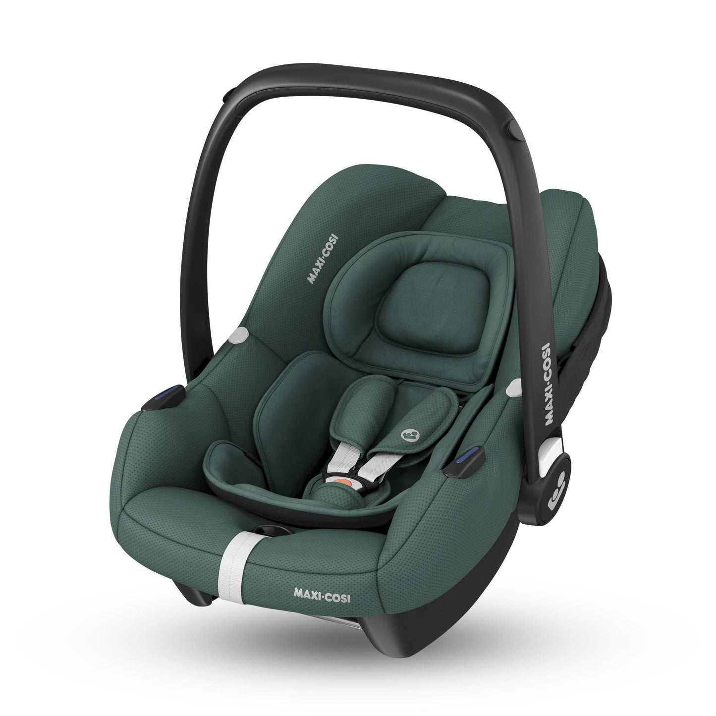 Maxi-Cosi CabrioFix i-Size, Babyschale, 0–12 Monate, max. 12 kg, leichter i-Size Kindersitz (3,2 kg), Sonnenverdeck, gepolsterter Sitz, für viele Maxi-Cosi Kinderwagen, Essential Green - Meloni2
