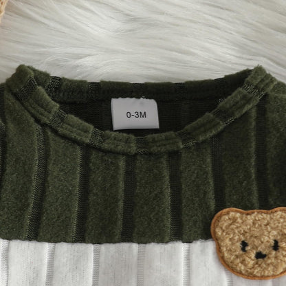 Herbst Outfit Für Baby Jungen Mit Bären Oberteil Und Hose