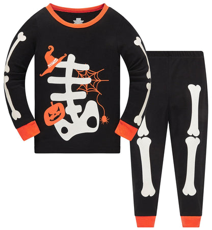 Jungen Pyjamas, Dinosaurier Langarm Zweiteiler Pyjama, Kinder Baumwolle Pyjama Set, Winter, Weihnachten Nachtwäsche, Größe 1–12 Jahre