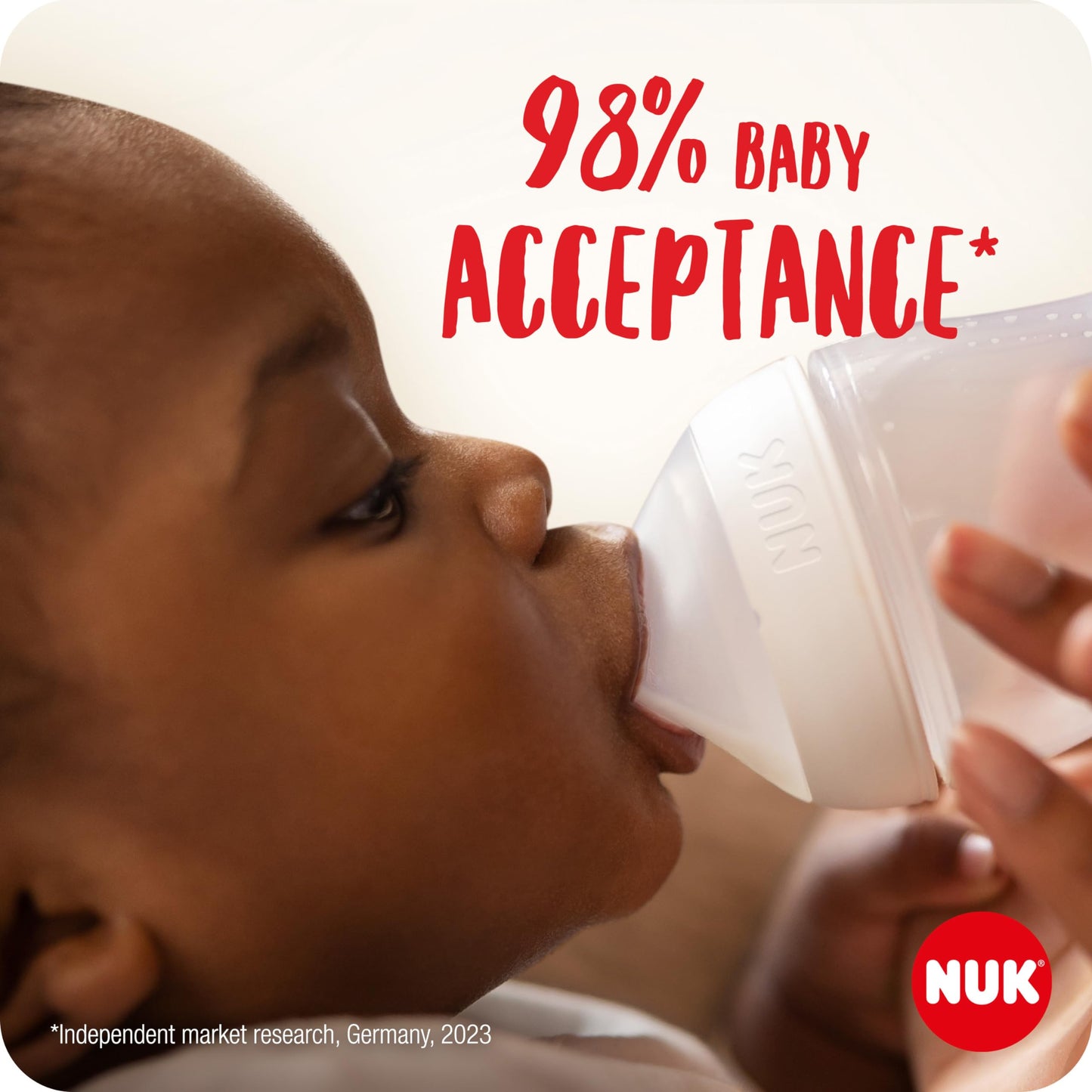 NUK Perfect Match Complete Feeding Set | Ab 0 Monate | Vario Express-Sterilisator, 4 Babyflaschen, Flaschenwärmer, Flaschenbürste und mehr | Regenbogen | 8 Stück