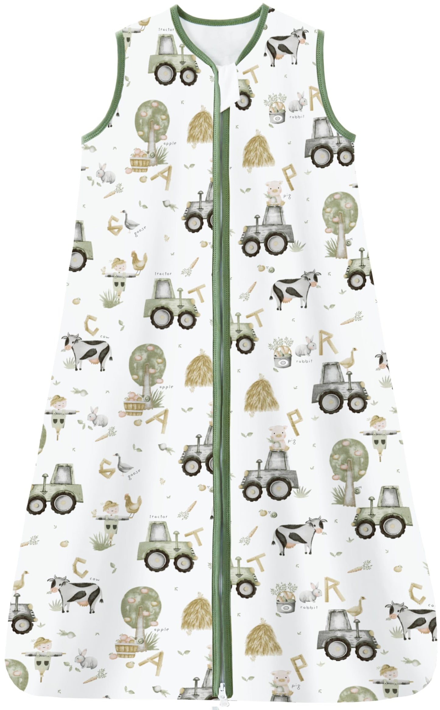Chilsuessy Summer Baby Sleeping Bag, Small Children’s Sleeveless Pyjamas for Summer and Spring, 100 % Cotton