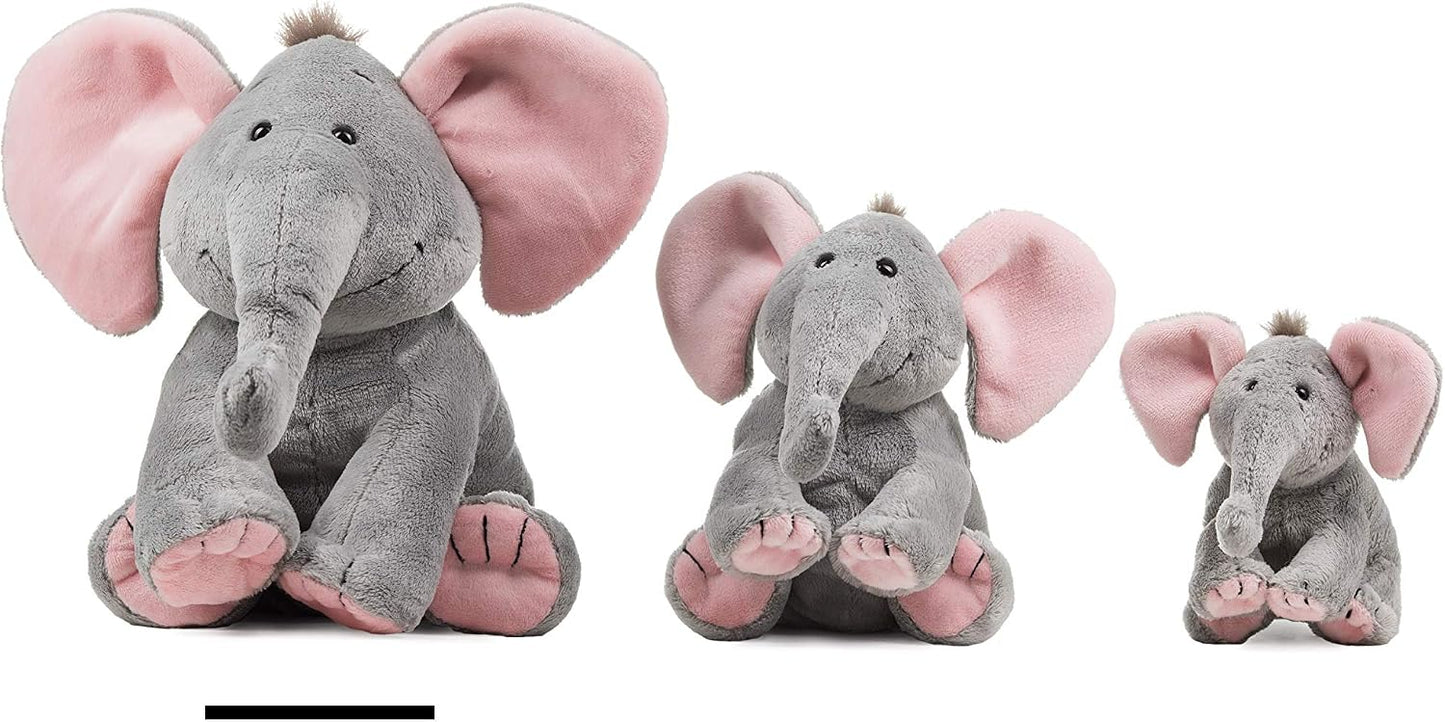 Plüsch Elefant BabySugar - Kuscheltier - Größe (XS) 13 cm | Extra weich - Waschbar bei 30 °C - DIN EN 71 geprüft - Ab Geburt geeignet - Hochwertige Verarbeitung