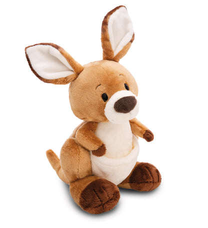 Kuscheltier Känguru Kelly 15cm braun - Stofftier aus weichem Plüsch, niedliches Plüschtier zum Kuscheln und Spielen, für Kinder & Erwachsene, tolle Geschenkidee