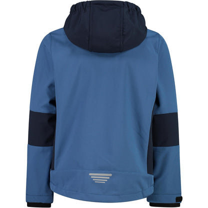 CMP Unisex Children's Giacca in Softshell Da Bambini Con Cappuccio Fisso Softshell Jacket for Children with Fixed Hood