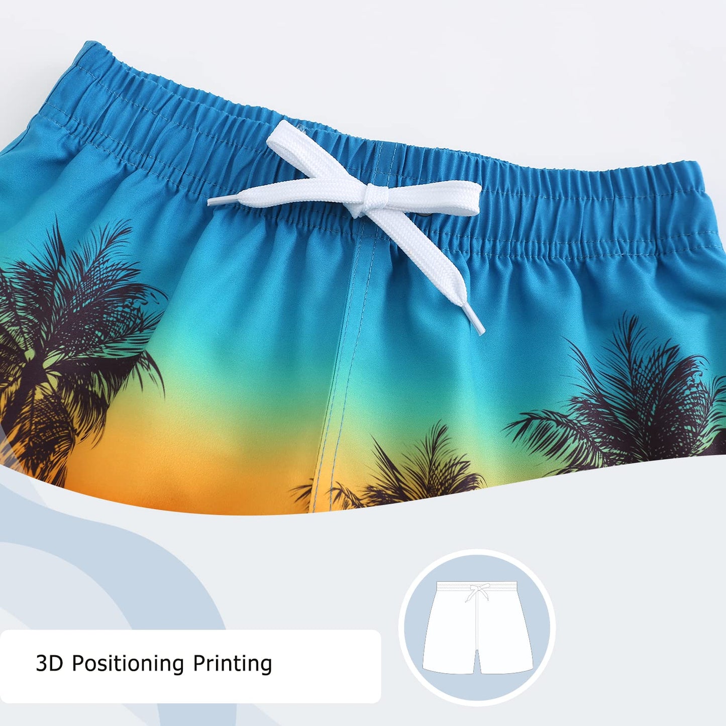 Badehose Jungen Kinder Badeshorts Schnell Trocknende Boardshorts Hawaii Strand Shorts 5-14 Jahre