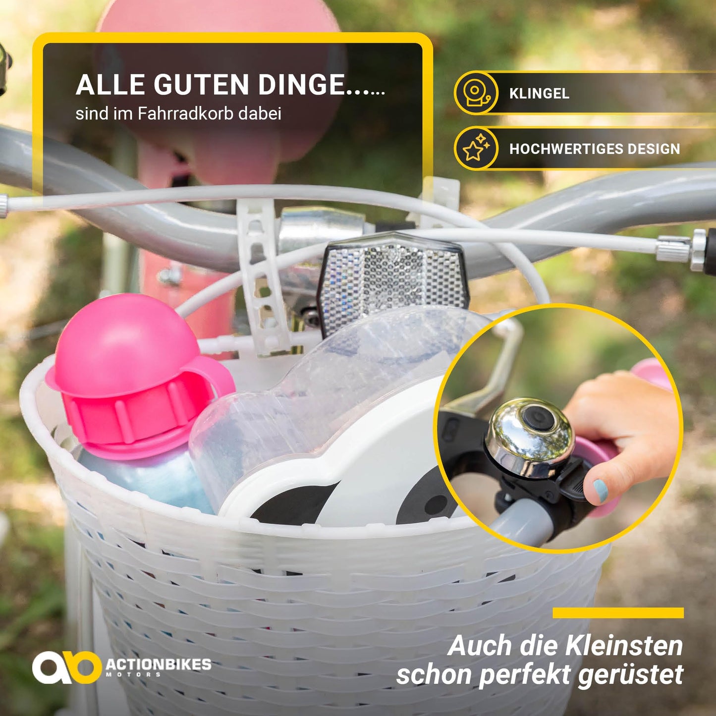 Actionbikes Kinderfahrrad Starlight | 12 16 20 Zoll - V-Brake Bremsen - Fahrrad für Kinder von 2-9 Jahren - Schutzblech v. / h - Kinder Fahrrad für Mädchen & Jungen - Fahrräder - Bicycle - Kinderrad - Meloni2