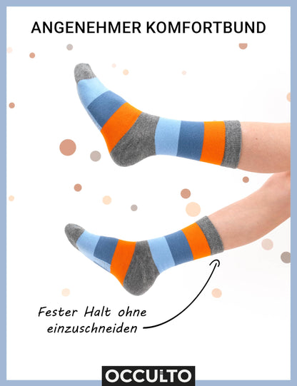 Occulto Jungen & Mädchen Bunte Socken 10er Pack (Modell: Estilo)