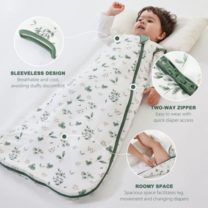 Mosebears Winter Sleeping Bag Baby 2.5 Tog, Bamboo Fibre Baby Sleeping Bag, Extremely Soft and Warm L (18-36 Months)