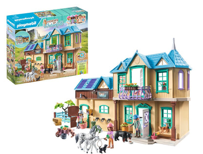 PLAYMOBIL Horses of Waterfall 71351 Waterfall Ranch, magisches Wasserfall-Paradies für Pferdefreunde, nachhaltiges Spielzeug für Kinder ab 5 Jahren