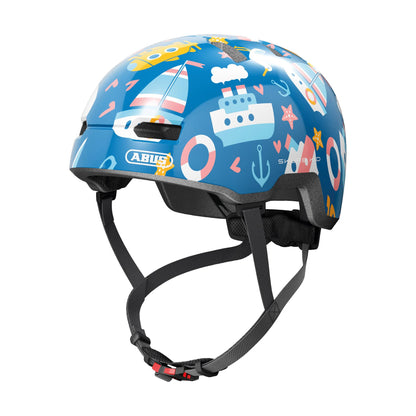 ABUS Skurb Kid Children's Helmet - Robust Bicycle Helmet in Skater Look with Space for a Braid and Various Designs - for Girls and Boys