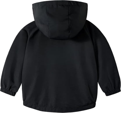 Volunboy Baby Kapuzen Jackets, Jungen Langarm Winddicht Mantel Cartoon Aufdruck Jacken