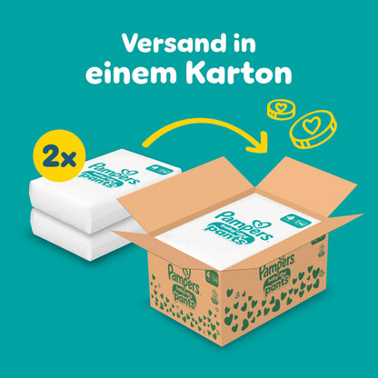 Pampers Baby-Dry Pants Größe 6, 138 Windeln, 13kg-19kg, 360° Passform hilft, Auslaufen zu verhindern
