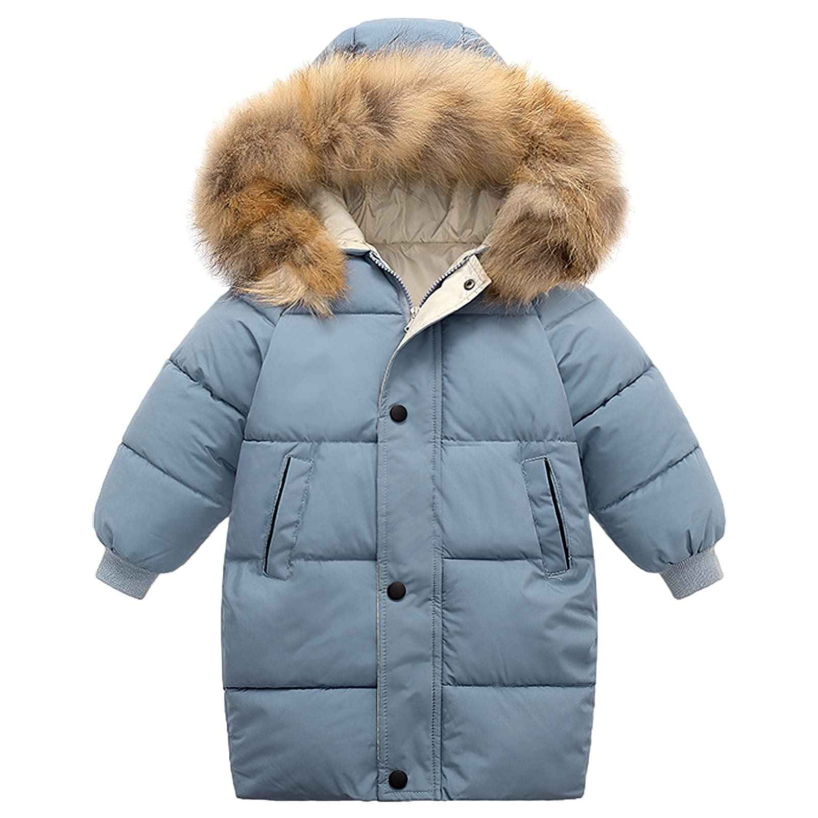 Children's Girls' Jacket with Hood Winter Jacket Winter Coat Children's Jacket for 2-10 Years