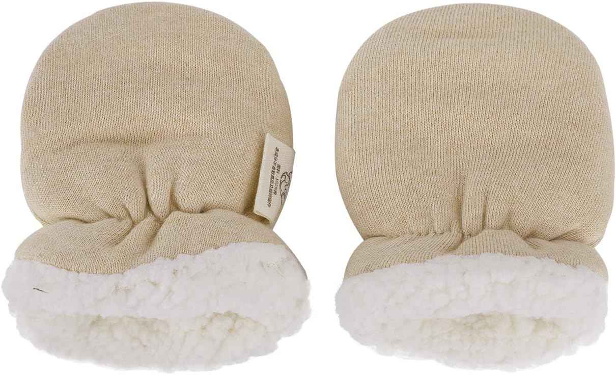 Neugeborenes Baby Warme Fleece Handschuhe Fäustlinge Säugling Baby Jungen Mädchen Anti Scratch Winter Warme Handschuhe Gefüttert Handschuhe für 0-12 Monate