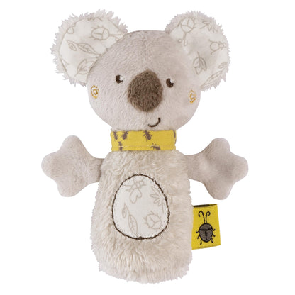 Fehn Mini-Rassel Otter – Mini-Greifling zum Rasseln, Fühlen, Spielen mit kuschelweichem Stoff-Tier – ein treuer Begleiter für Babys und Kleinkinder ab 0+ Monaten