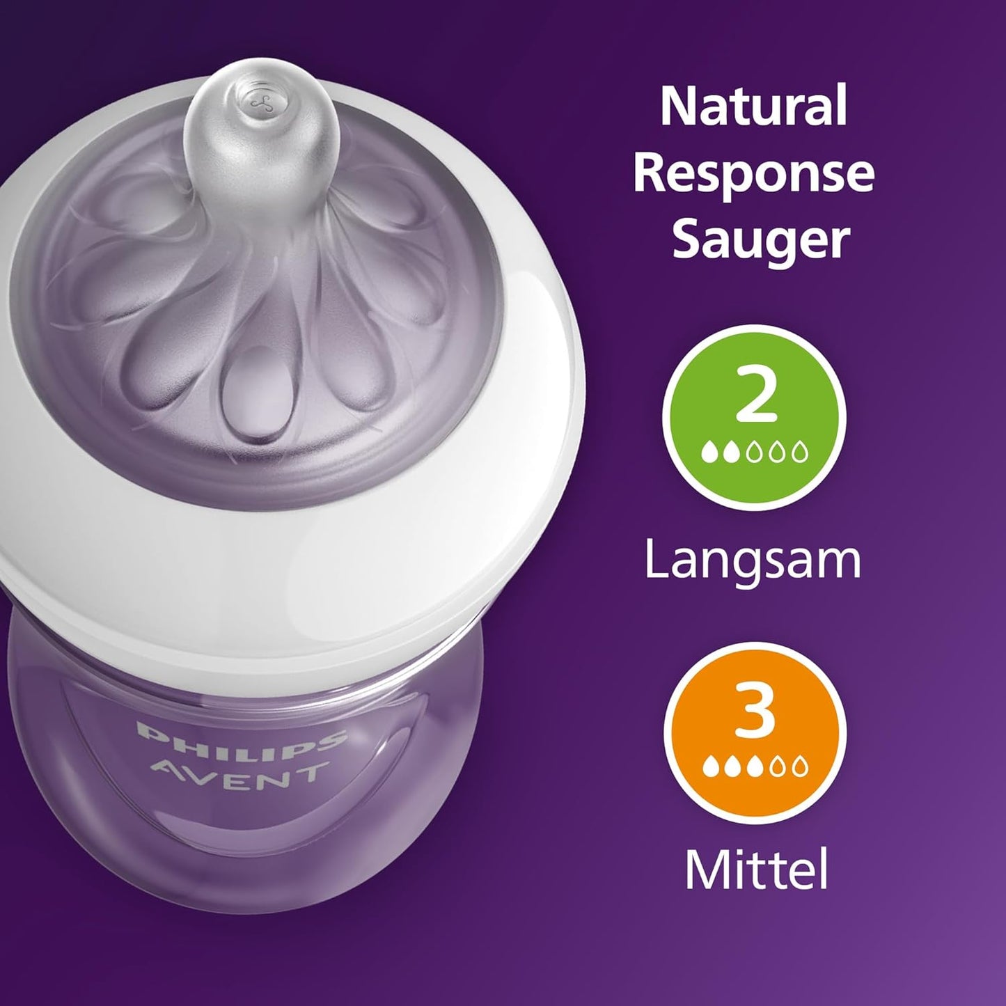 Philips Avent Babyflaschen mit AirFree Ventil, Geschenkset für Neugeborene – 4 Babyflaschen, ultra soft Schnuller und Flaschenbürste, Babys von 0–12 Monaten und älter (Modell SCD657/11) - Meloni2