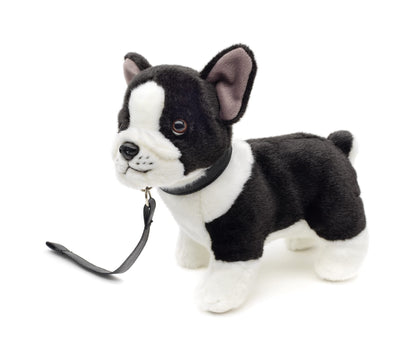 Uni-Toys - Französische Bulldogge (beige) - Ohne Leine - 26 cm (Länge) - Plüsch-Hund - Plüschtier, Kuscheltier