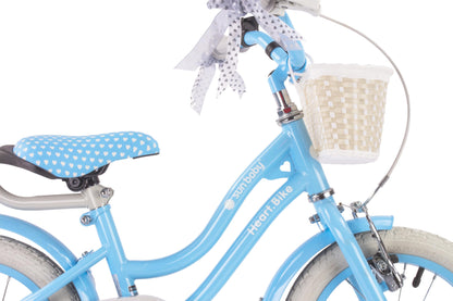 sun baby Mädchenfahrrad 12, 14 und 16 Zoll Radgröße Heart Bike zur Auswahl, mit Abnehmbarer Schubstange, Kinderfahrrad für Mädchen von 2 bis 6 Jahre - Meloni2