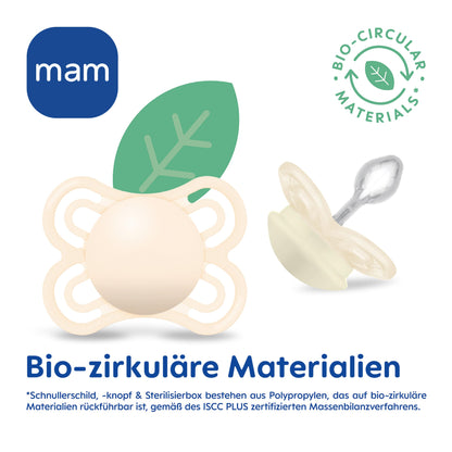 MAM Perfect Day & Night Schnuller | 0-6 Monate | Babyschnuller für Neugeborene | 94% Akzeptanz | beugt Zahnfehlstellungen vor | mit Zahnmedizinern entwickelt| SkinSoft Silikon |Igel/Schaf | 4 Stück