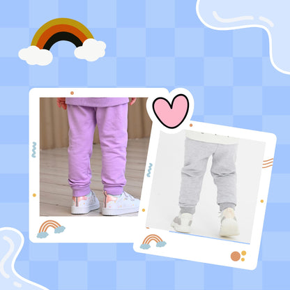 100% Baumwolle Babyhosen Kinderhosen | 2 er-Pack Lässig Sweathose Weiche und Bequeme Babykleidung für Jungen und Mädchen