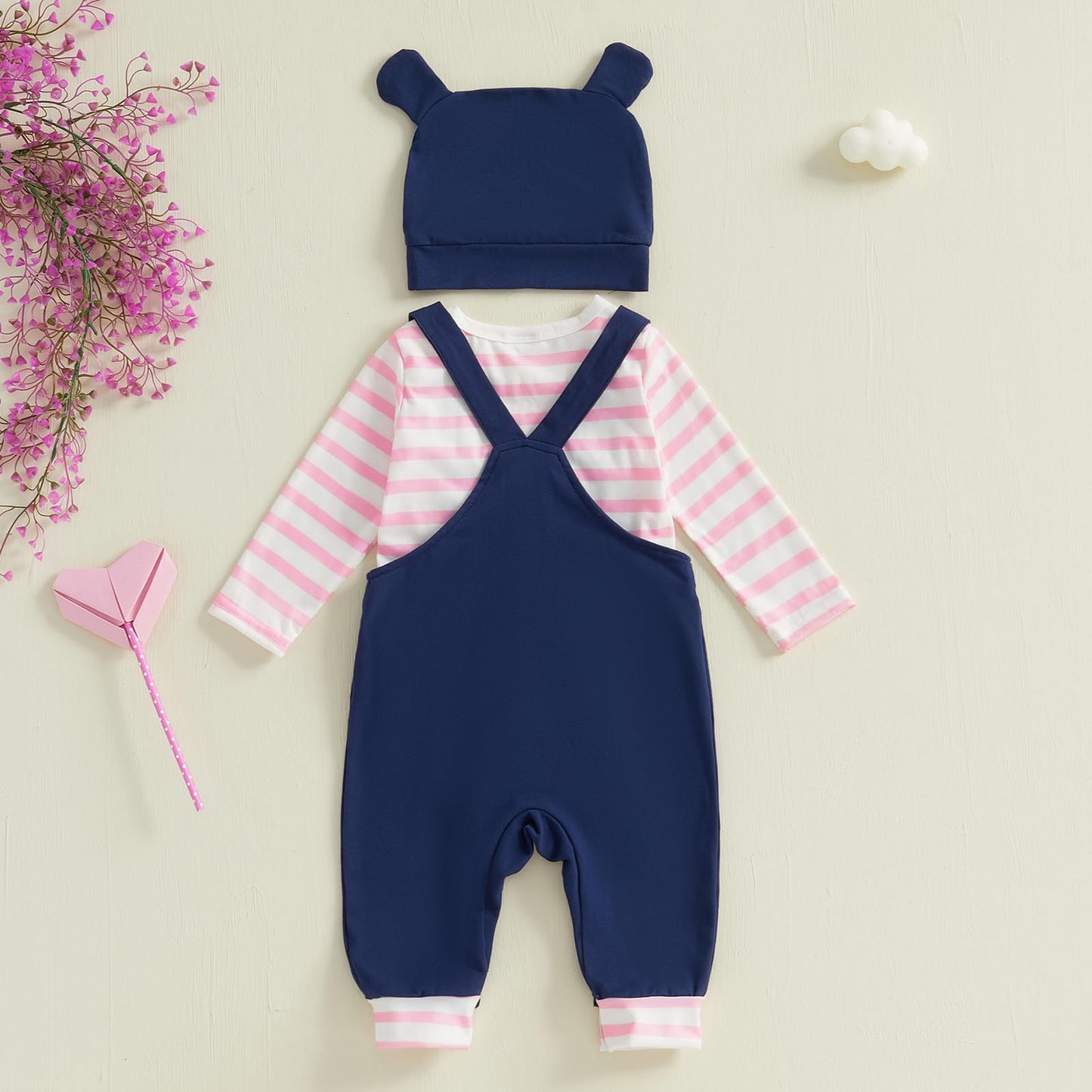 Baby Jungen Kleidung Strampler Latzhose Set Kleidung Sets für Jungen Baby Set Neugeborenes Geschenk