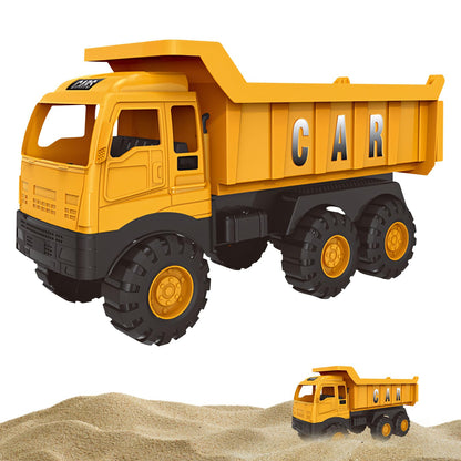 Bagger Spielzeug ab 3 jahre,Baustellenfahrzeuge Kinder,Baggerfahrzeug Geeignet als Sandspielzeug und für das Kinderzimmer,Starke & Flexible Teile,Sandkasten Kinderbagger für 2+ Jahre (Dumper)