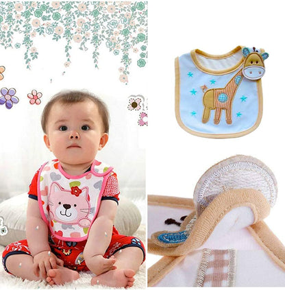SLOSH 11 Waterproof Baby Bibs with Velcro Fastener, for Newborns Niño Niñas Unisex 11pcs 