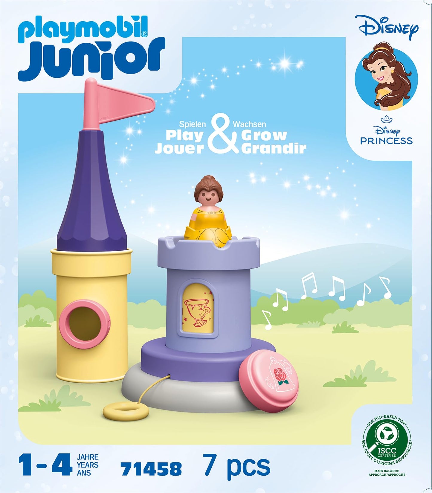 PLAYMOBIL JUNIOR | Disney | Cinderellas Schloss | nachhaltiges Spielzeug für Kinder ab 1 Jahr | 71457