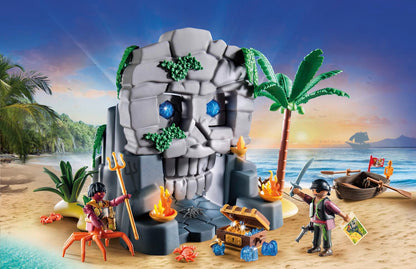 PLAYMOBIL | Pirates | Gefahr durch Riesenhai | Piratenspielzeug | Spielzeugfiguren | Spielzeug für Kinder ab 4 Jahren | 71793
