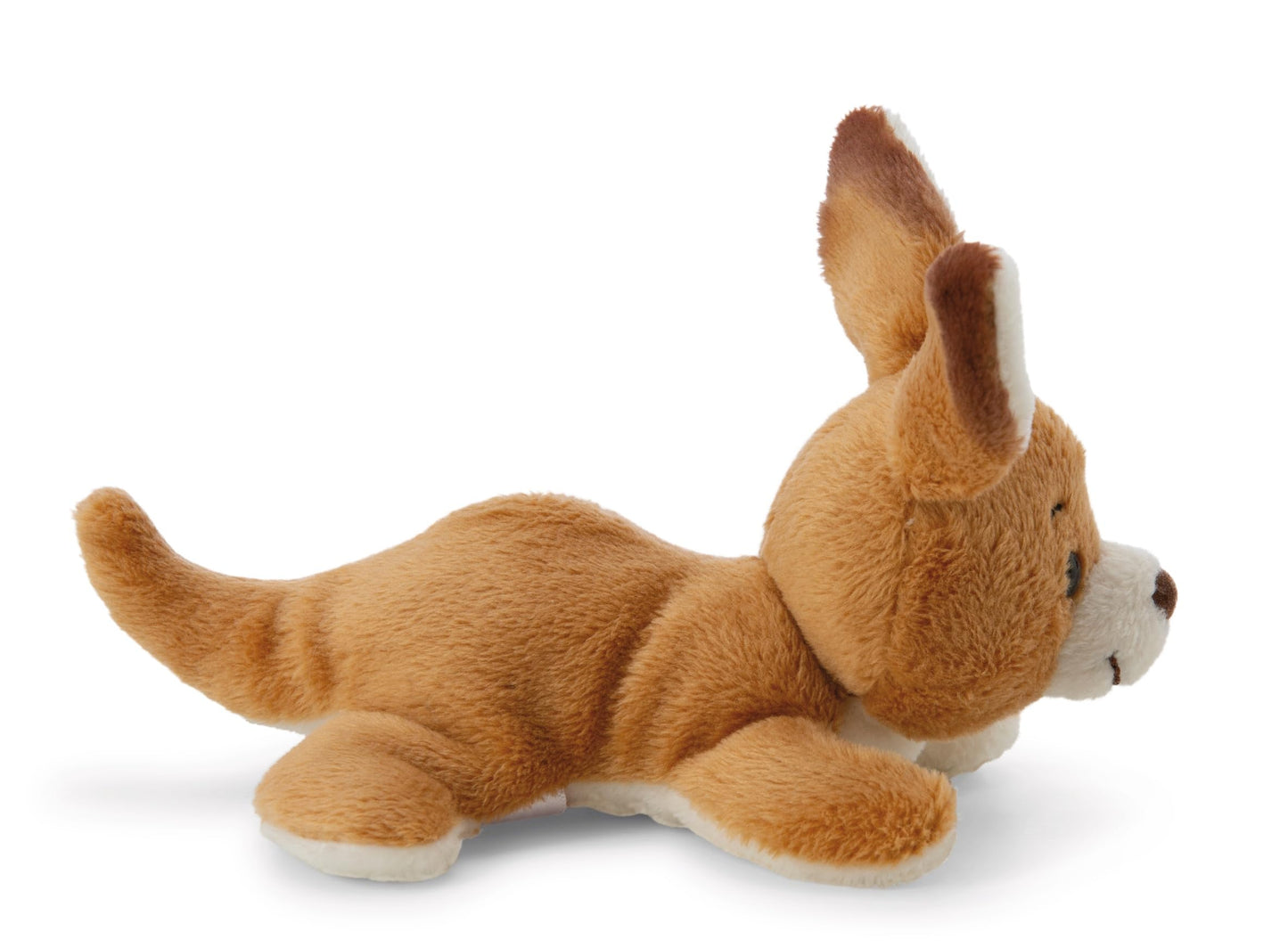 Kuscheltier Känguru Kelly 15cm braun - Stofftier aus weichem Plüsch, niedliches Plüschtier zum Kuscheln und Spielen, für Kinder & Erwachsene, tolle Geschenkidee