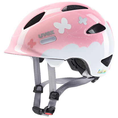 uvex oyo style - lightweight bicycle helmet for children - individual size adjustment - expandable with LED light 