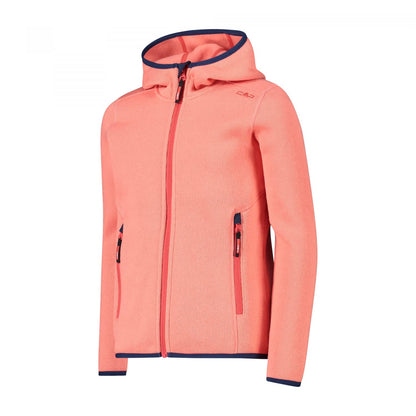 CMP Kids' Knit Tech Jacket with Fixed Hood Kid G Jacket Fix Hood 