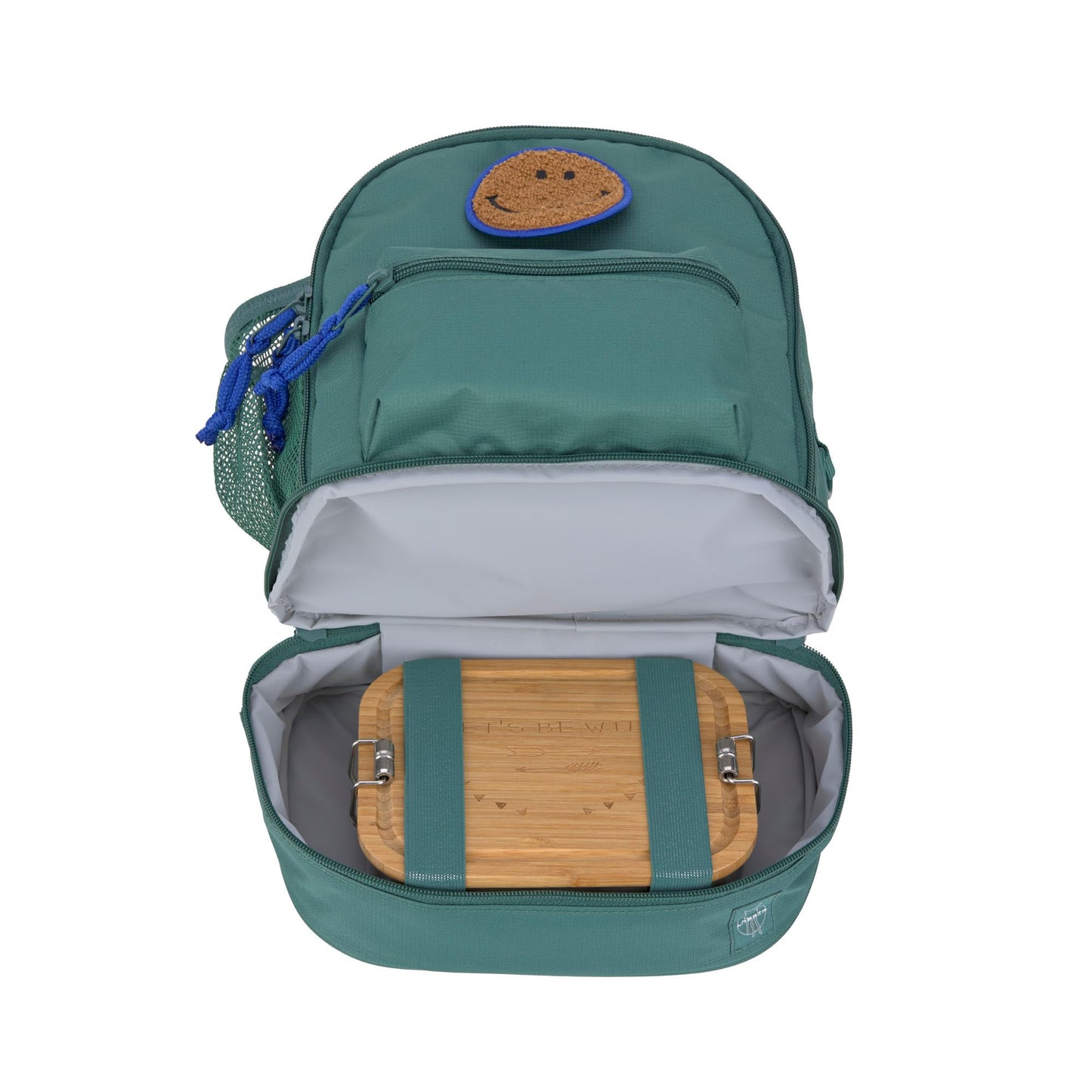 LÄSSIG Children's Backpack Nursery Bag with Chest Strap 6.5 L from 3 Years, Adventure Tractor, Kids Backpack