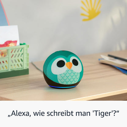 Echo Dot Kids WLAN Bluetooth Lautsprecher Mit Alexa Und Ein Jahr Amazon Kids+