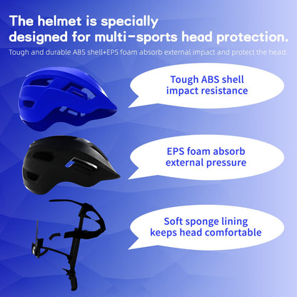 FAYDUDU Toddler Helmet Children's Bicycle Helmet Baby Multi-Sport Adjustable Helmet Sports Helmet Cycling Bicycle Scooter Skateboard Helmet Lightweight for Children Boys Girls from 2-8 Years Old