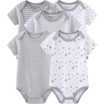 Kiddiezoom Unisex Babyhose für Mädchen Jungen Baby Jogginghose, 4er-Pack
