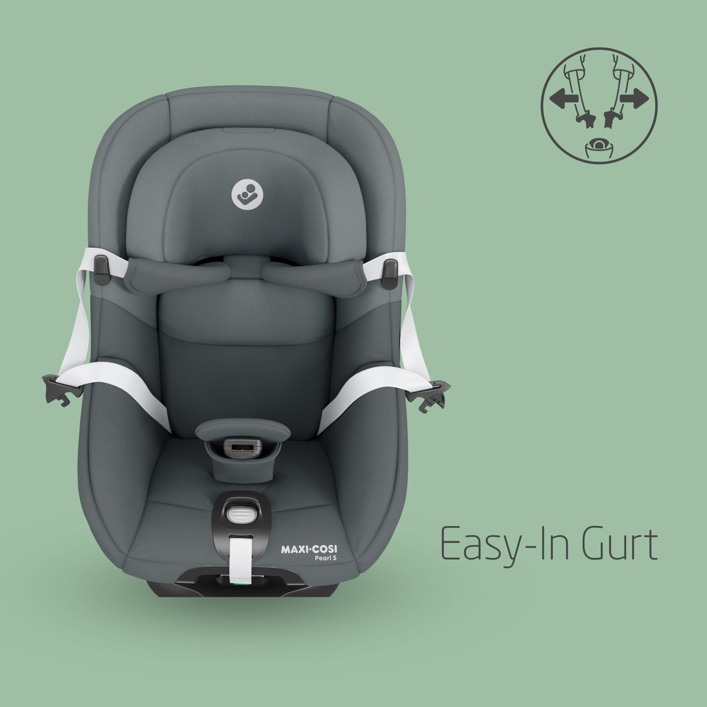 Maxi-Cosi Pebble i-Size, Babyschale, 0–15 Monate, 0–13 kg, 40–83 cm, leichter i-Size Kindersitz, Click&Go-Installation, G-CELL Seitenaufprallschutz, Sitzverkleinerer, Tonal Black - Meloni2