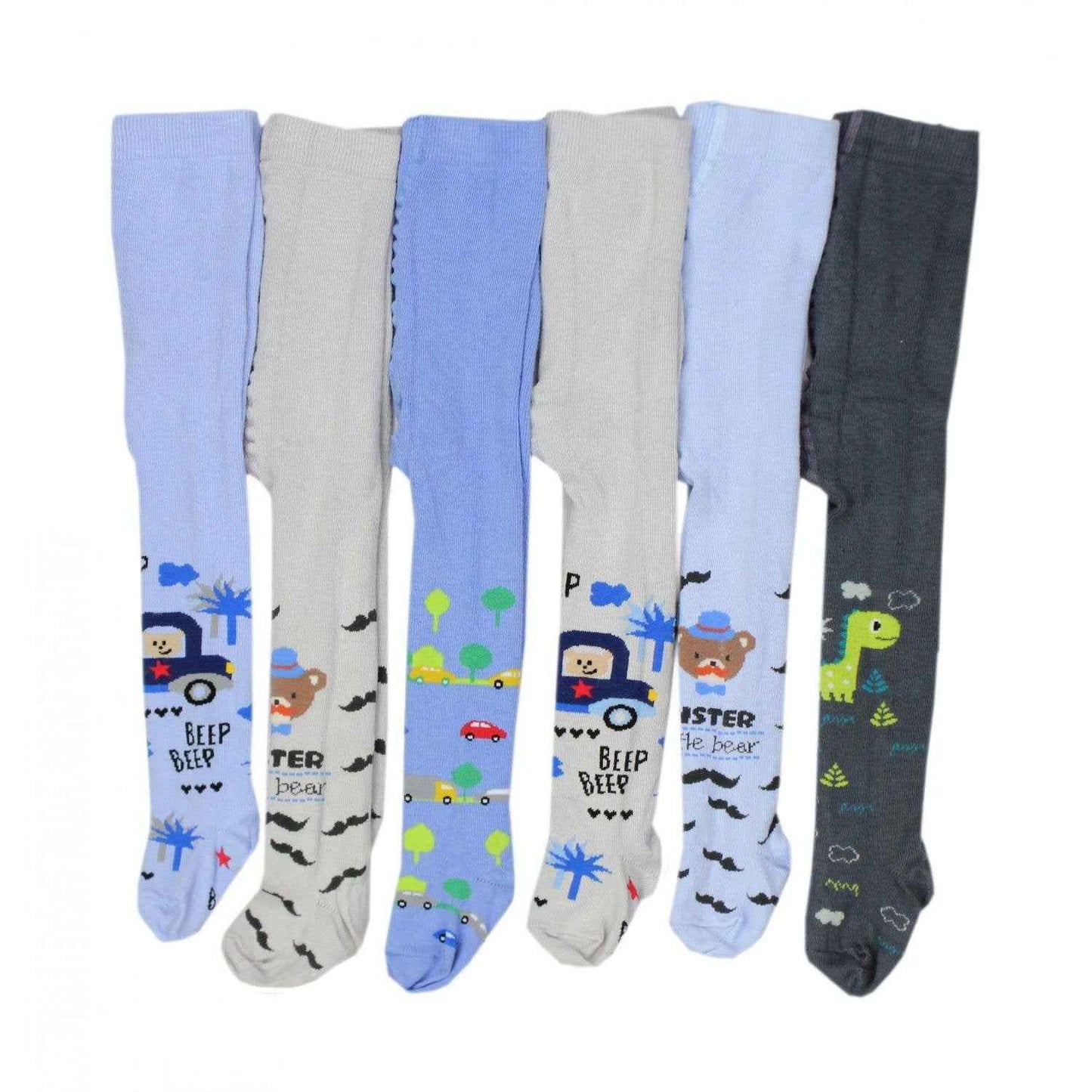 TupTam Baby Boys' Knitted Tights Pack of 6