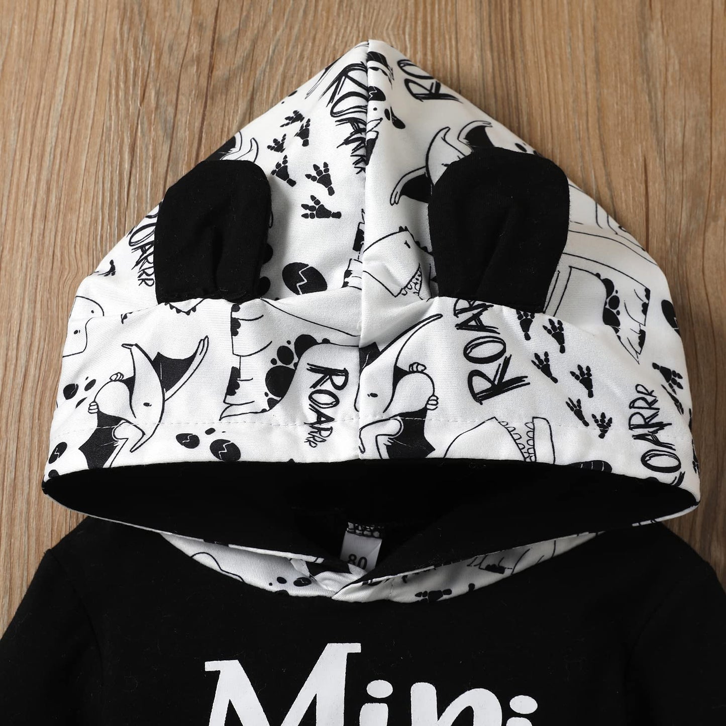 Yassiglia Baby Jungen Kleidung Set Neugeborene Zweiteiler Outfit Kleinkind Herbst Bekleidungssets Jogginganzug für Baby Junge Kapuzenpullover + Hosen Set