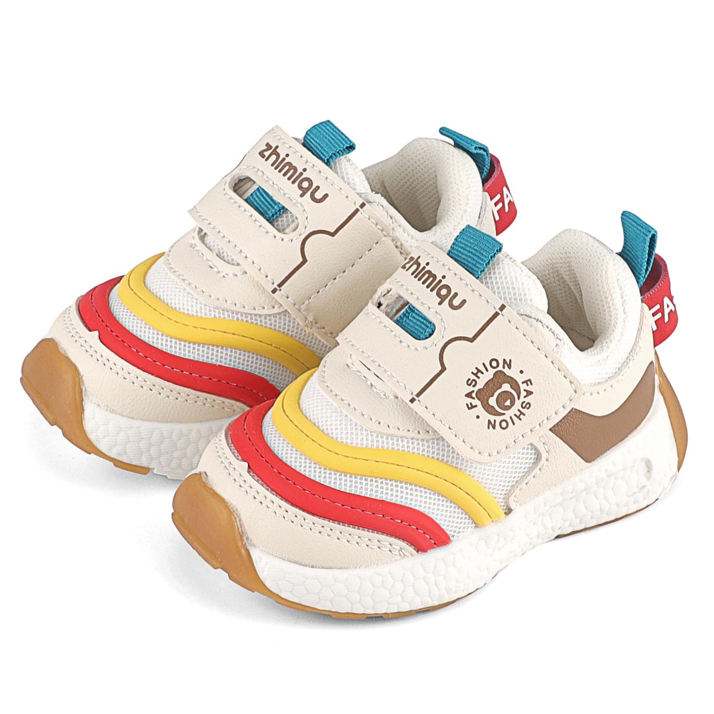 MASOCIO Lauflernschuhe Baby Schuhe Junge Mädchen Babyschuhe Weich Flach Gummi Anti-Rutsch