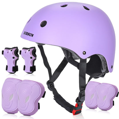 BURSUN Kinder Fahrradhelm Kinderhelm Skaterhelm für Alter 2-16 Jahre Jungen Mädchen, Kinderhelm für Fahrrad Roller Skateboard Scooter Roller Skating