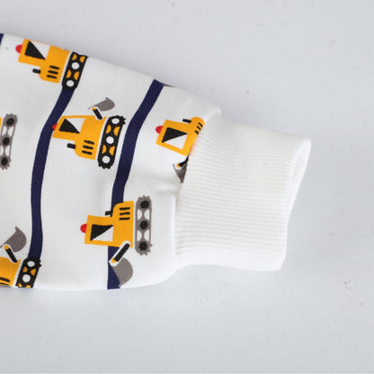 Boys' Pullover Sweatshirt Kids Casual Long Sleeve Tops Animal Aeroplane Winter Warm Striped Tops Age 2-7 Years