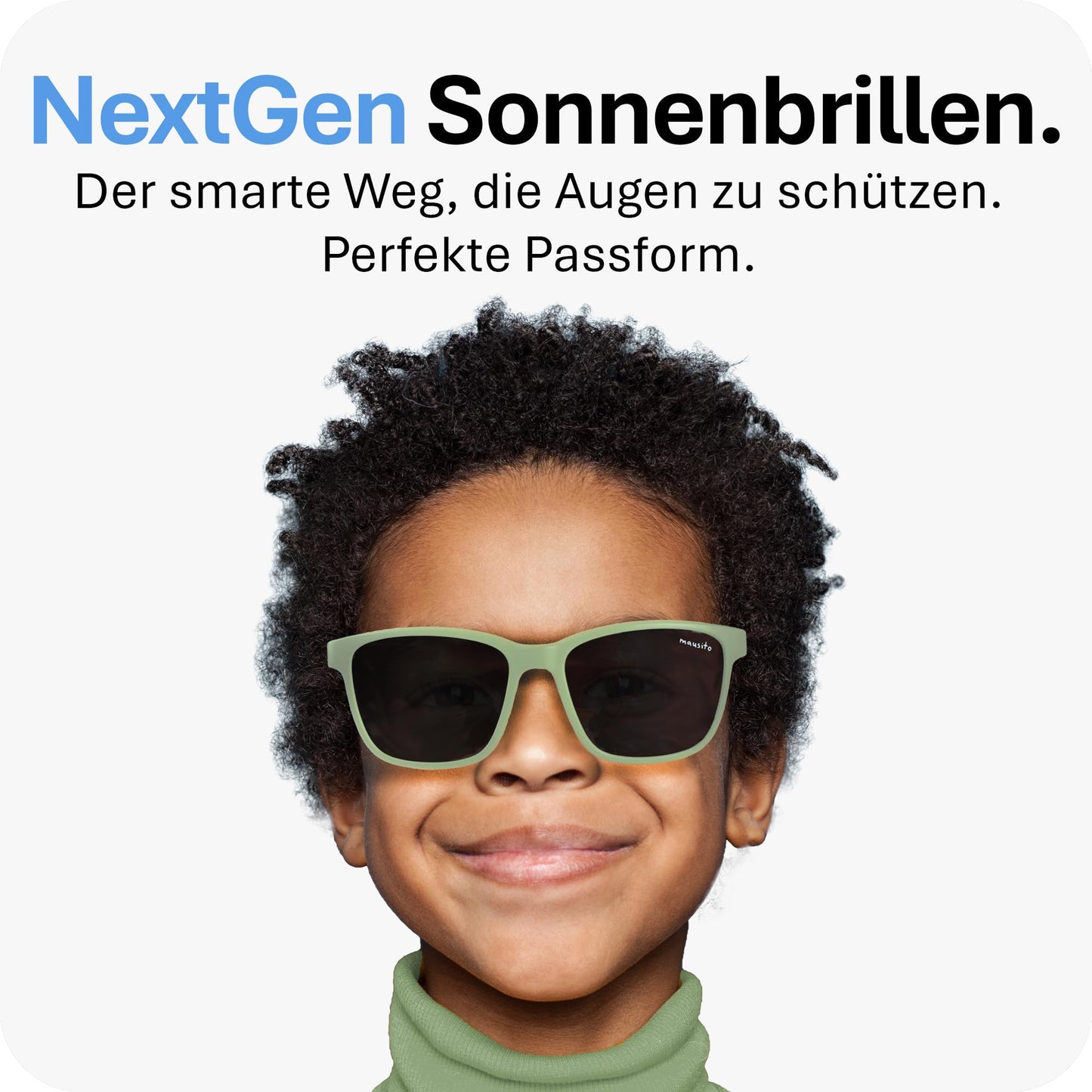 Mausito Sonnenbrille Kinder 3-6 Jahre & 6-10 Jahre | VERGLEICHSSIEGER Kindersonnenbrille 100% UV-Schutz | FLEXIBLE Bügel | Schadstofffreie Kindersonnenbrillen