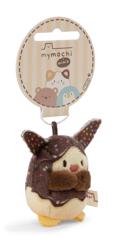 NICI My Mochi Cuddly Toy Ladybird Dozz Hamburger 5 cm Beige - Soft Plush Toy - Cute Plush Toy for Cuddling and Playing, for Children and Adults, Great Gift Idea