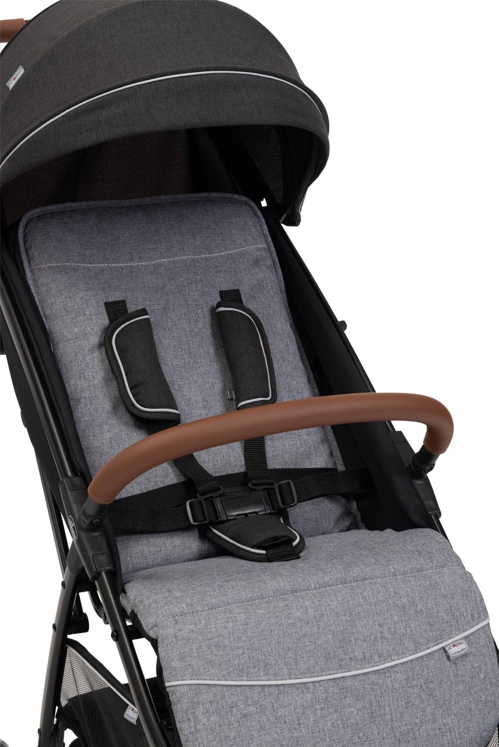Chicco, Glee Pushchair from 0 Months to 4 Years with Automatic and Compact Closure, Extendable Hood with SPF 50+ and Rain Cover, 3-Level Adjustable Backrest, Leg Rest