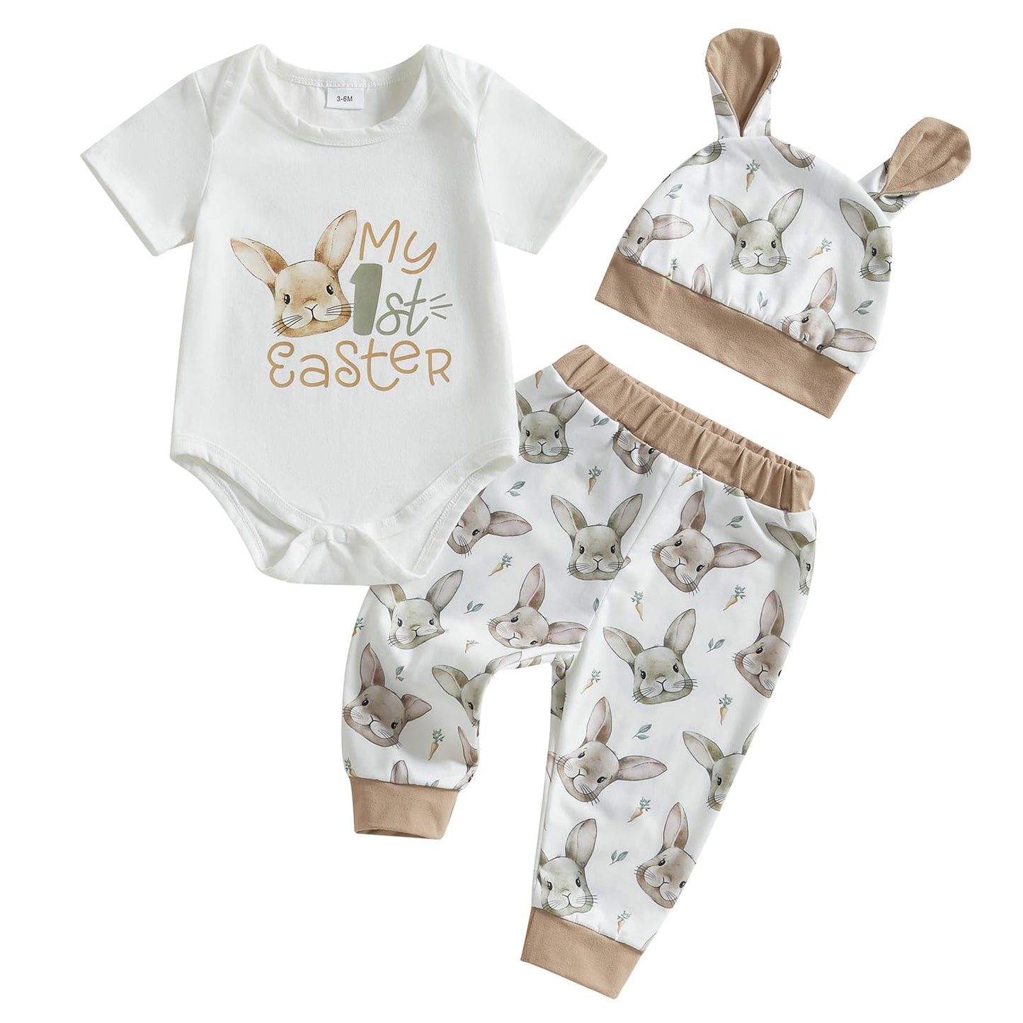 Baby Jungen Mädchen Ostern Kleidung Outfit Osterhase Baby Kleidung Set Körper Top + Hose Neugeborenen Weiche Baby Set Mein Erstes Ostern